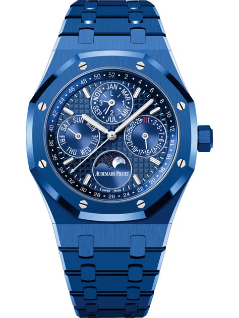 blue ceramic audemars piguet|audemars piguet blue dial.